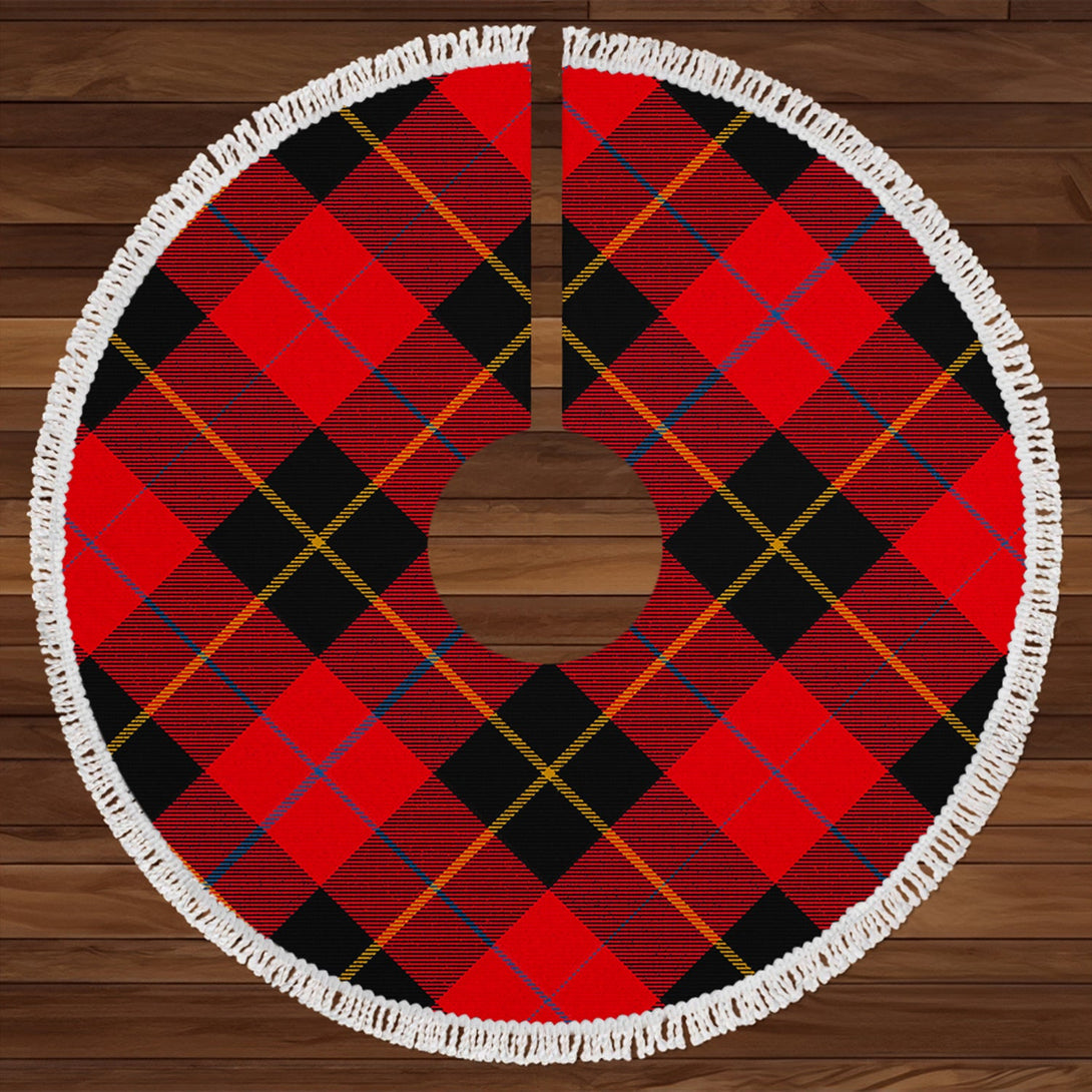 Skinner Modern Tartan Christmas Tree Skirt