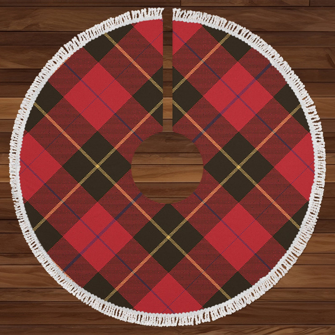 Skinner Weathered Tartan Christmas Tree Skirt