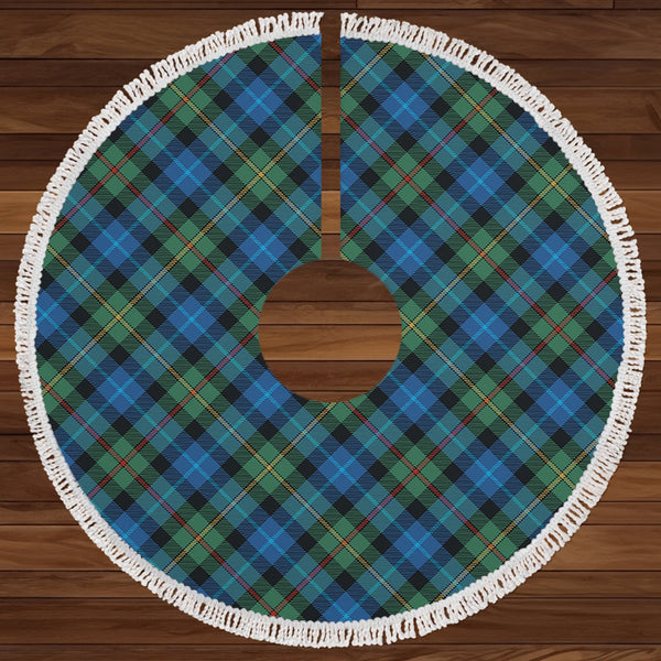 Smith Ancient Clan Badge Tartan Christmas Tree Skirt