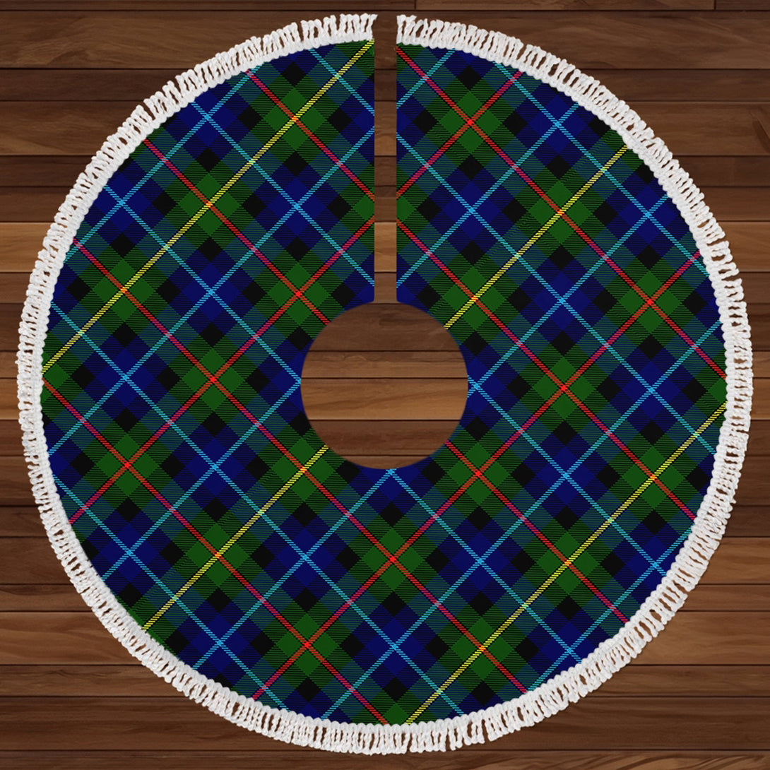 Smith Modern Clan Badge Tartan Christmas Tree Skirt