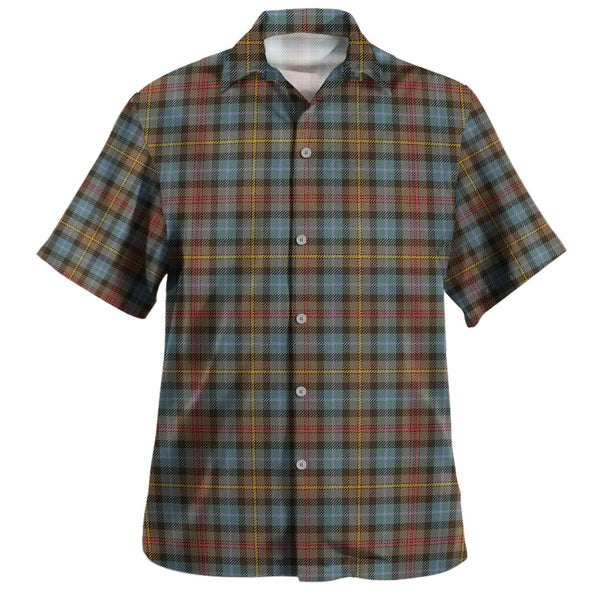 Smith (Gow Hunting) Weathered Tartan Hawaiian Shirt