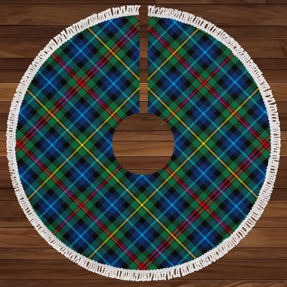 Smith (MacGowan Hunting) Modern Clan Badge Tartan Christmas Tree Skirt