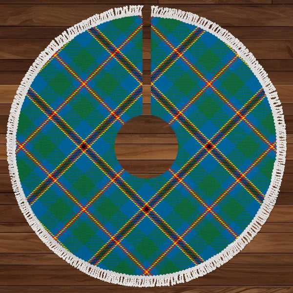 Snodgrass Modern Clan Badge Tartan Christmas Tree Skirt