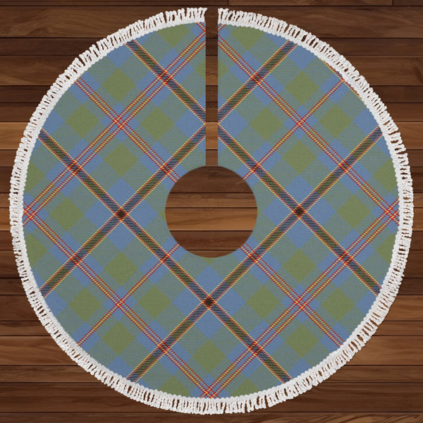 Snodgrass Weathered Clan Badge Tartan Christmas Tree Skirt