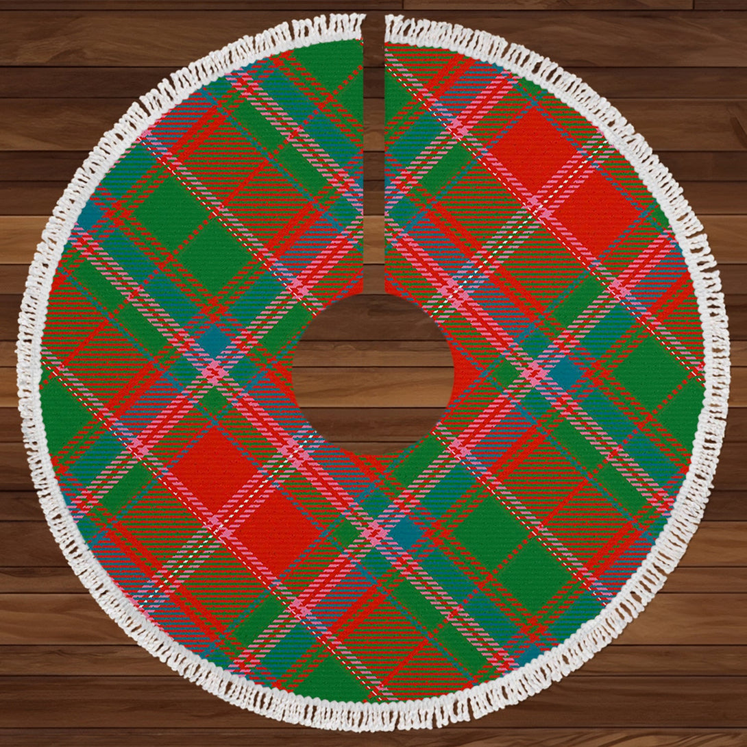 Somerville Ancient Clan Badge Tartan Christmas Tree Skirt