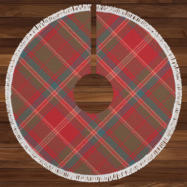 Somerville Weathered Tartan Christmas Tree Skirt