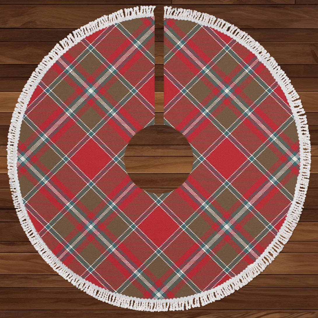 Spens Weathered Clan Badge Tartan Christmas Tree Skirt