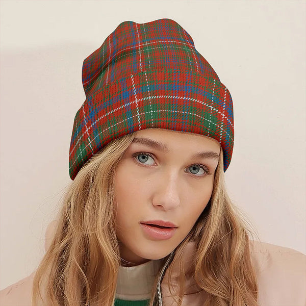 Staffa Ancient Tartan Knitted Beanie