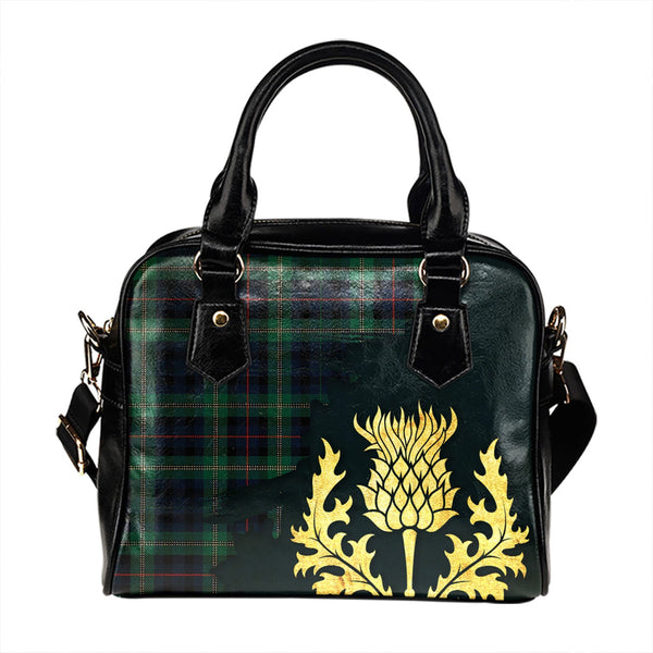 Stevenson Hunting Modern Tartan Shoulder Handbag Thistle Oldest Style