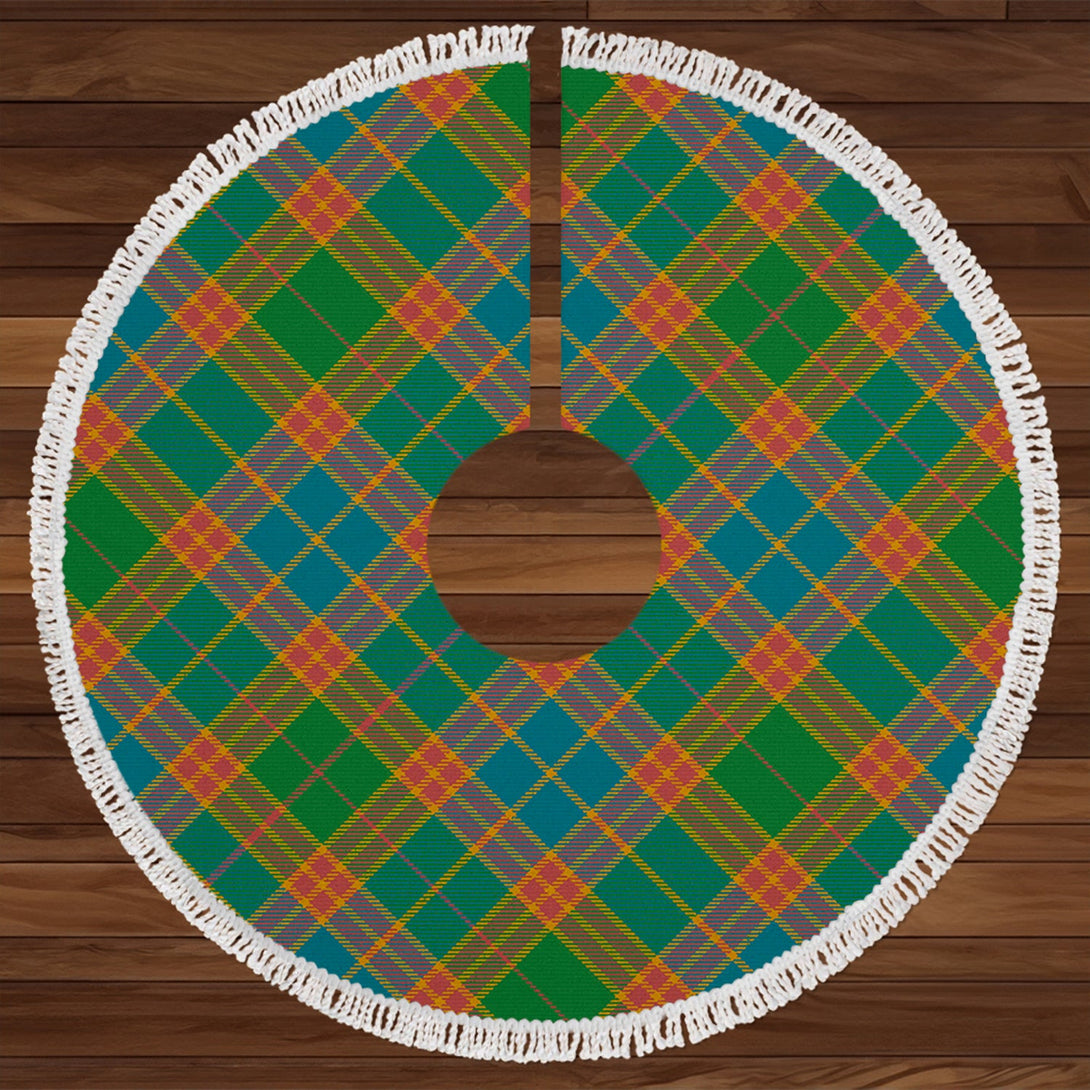 Stevenson Old Ancient Tartan Christmas Tree Skirt