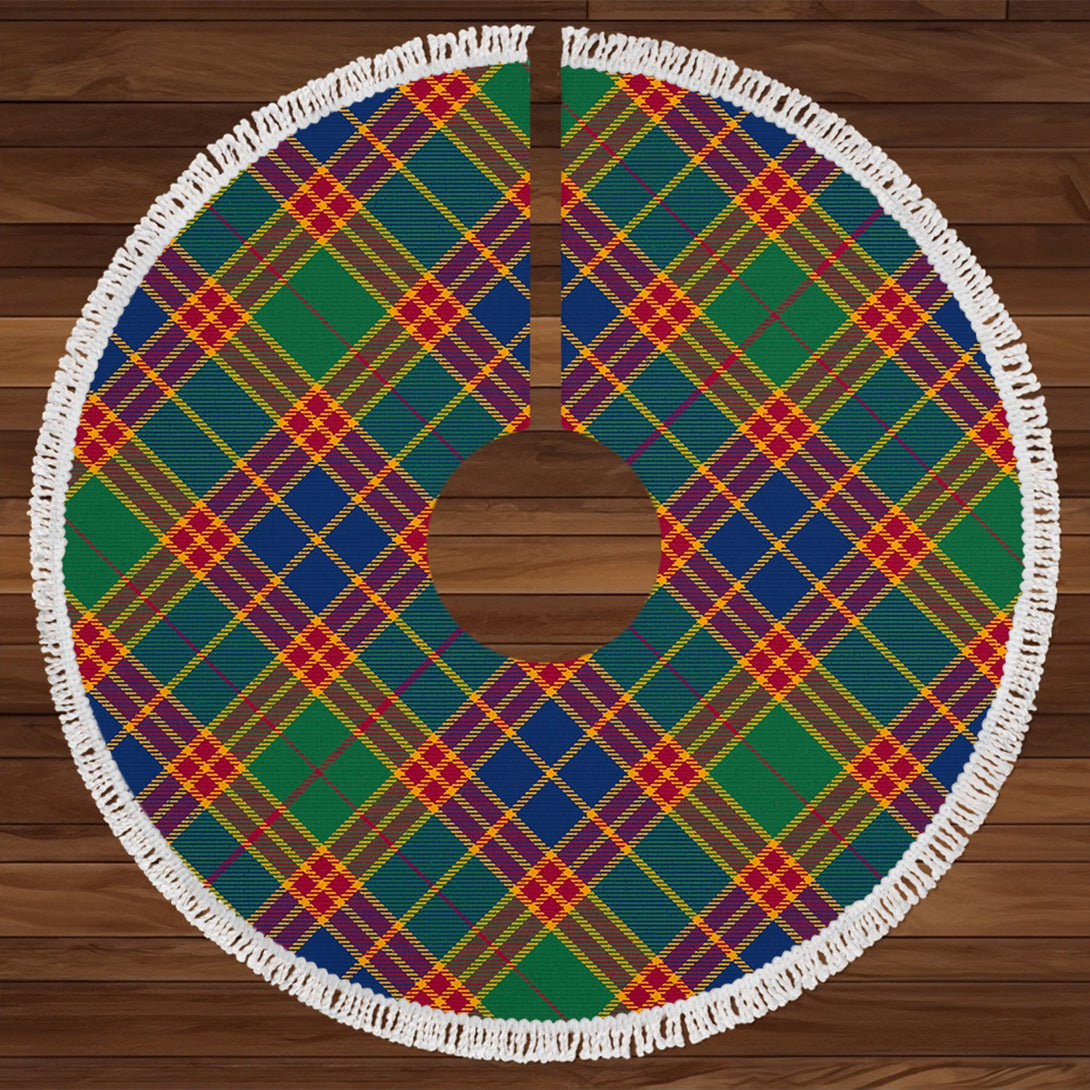 Stevenson Old Modern Tartan Christmas Tree Skirt