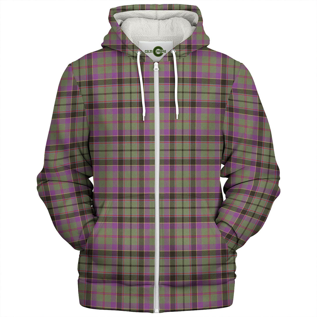 Stevenson Weathered Tartan Sherpa Hoodie