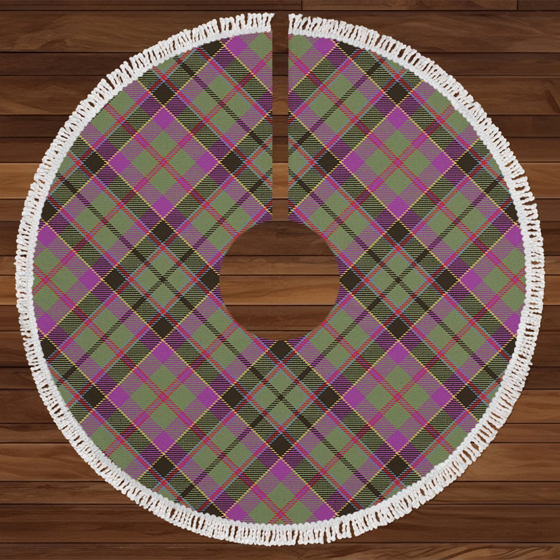 Stevenson Weathered Tartan Christmas Tree Skirt