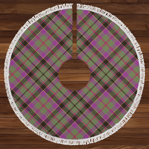 Stevenson Weathered Tartan Christmas Tree Skirt