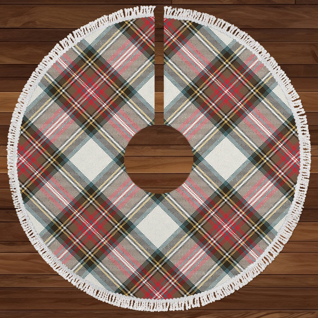 Stewart Dress Weathered Clan Badge Tartan Christmas Tree Skirt