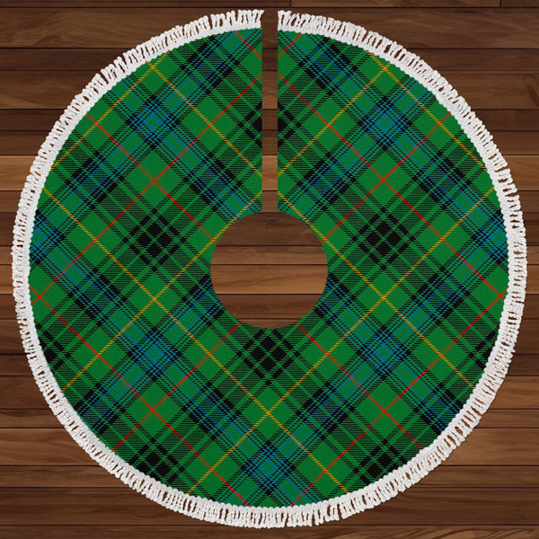 Stewart Hunting Ancient Clan Badge Tartan Christmas Tree Skirt