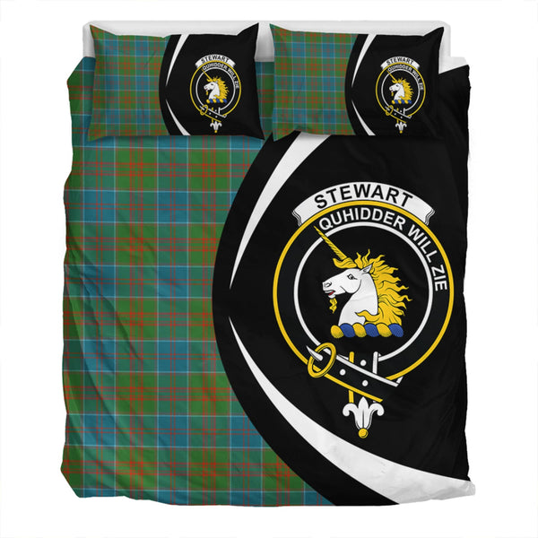 Stewart of Appin Hunting Ancient Clan Badge Tartan Bedding Set Circle Style