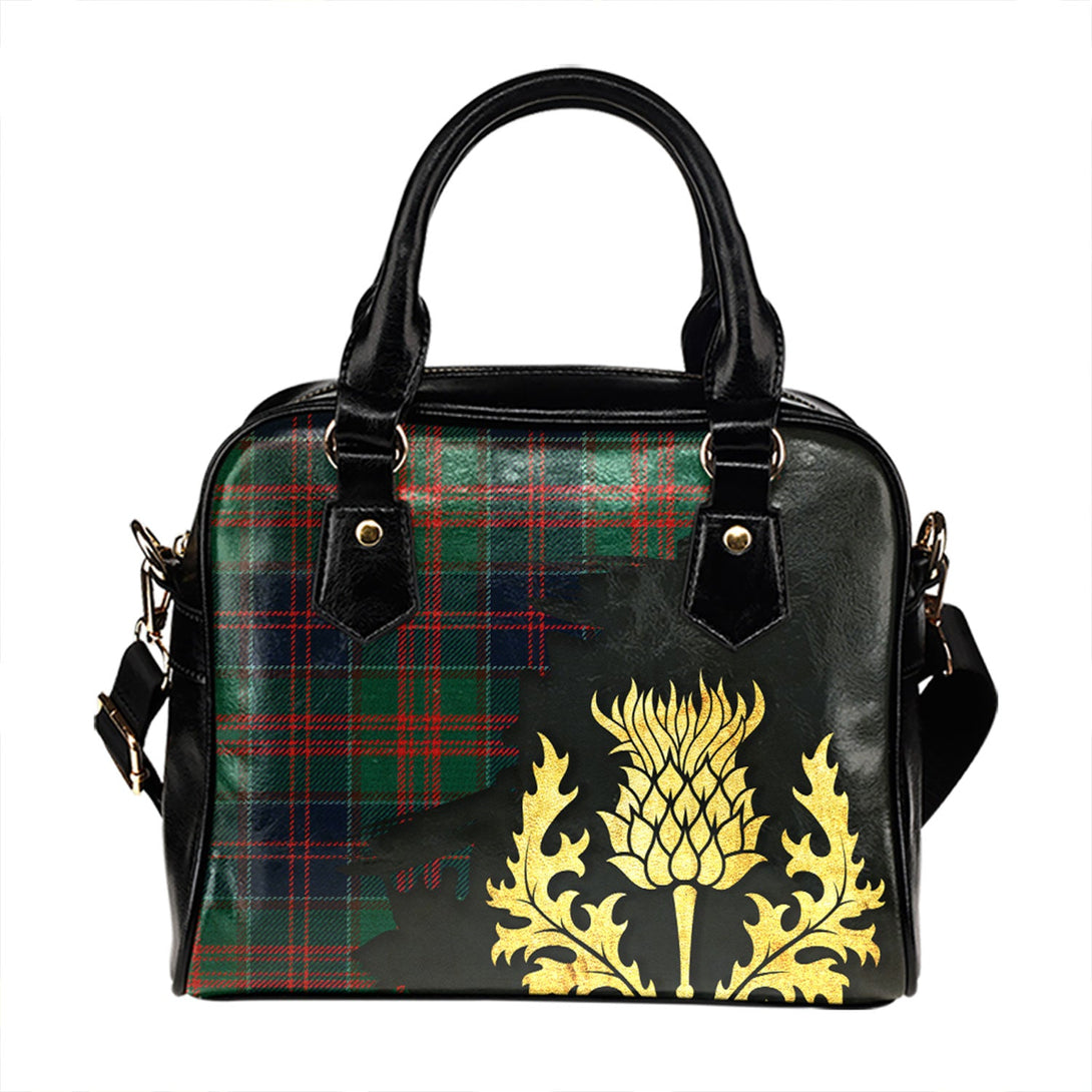 Stewart of Appin Hunting Modern Tartan Shoulder Handbag Thistle Oldest Style