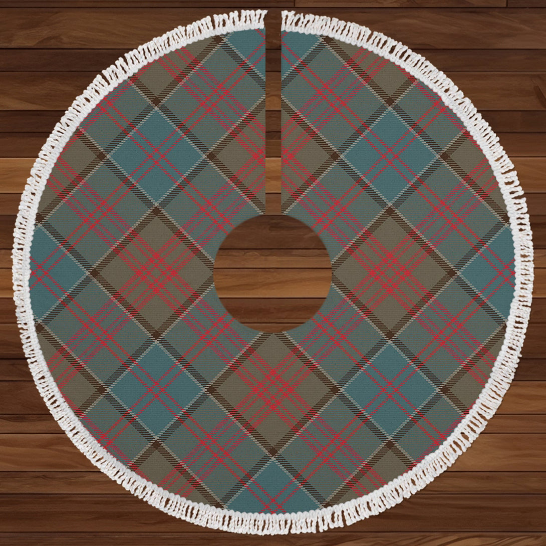 Stewart of Appin Hunting Weathered Clan Badge Tartan Christmas Tree Skirt