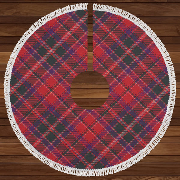 Stewart of Ardshiel Weathered Clan Badge Tartan Christmas Tree Skirt