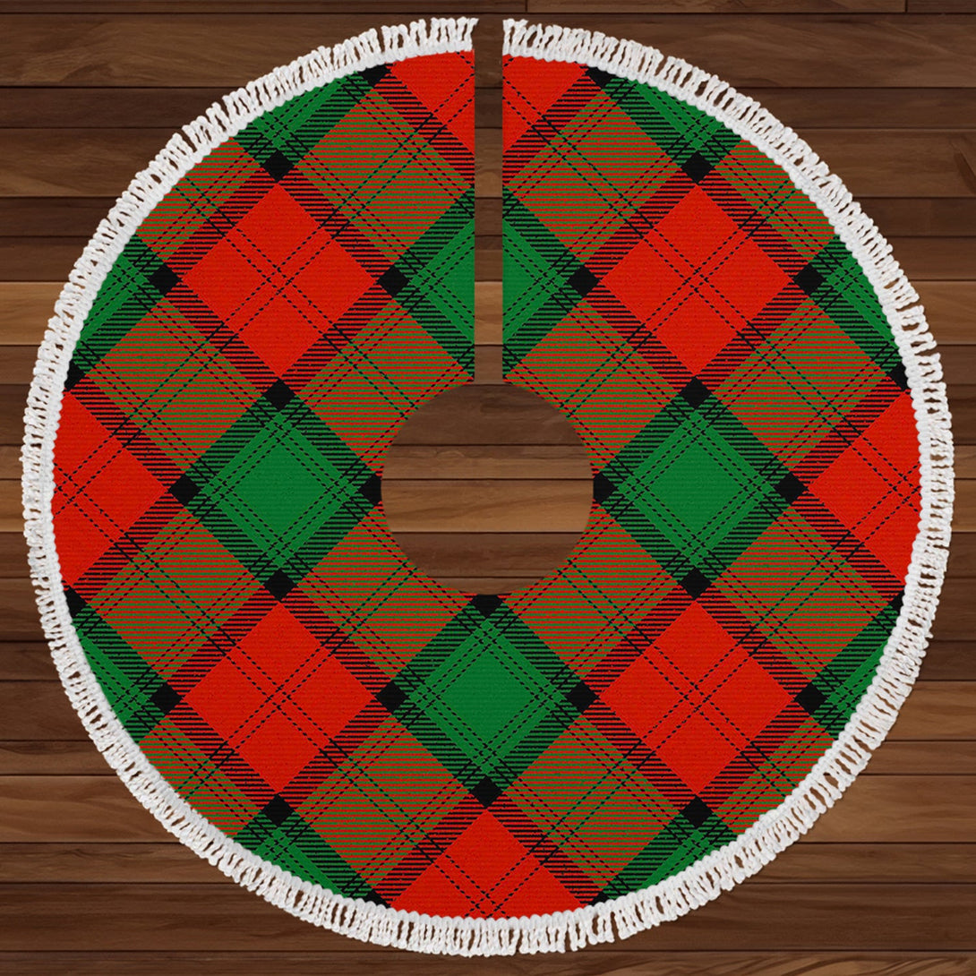 Stewart of Atholl Ancient Clan Badge Tartan Christmas Tree Skirt