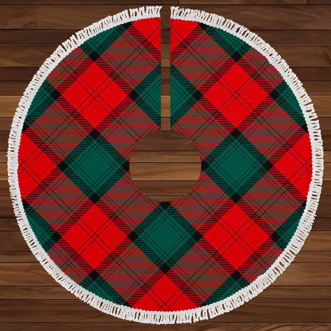 Stewart of Atholl Modern Clan Badge Tartan Christmas Tree Skirt