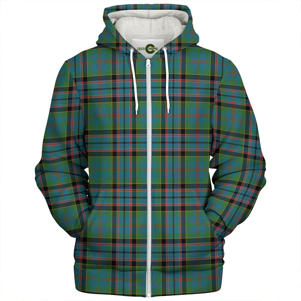 Stinson (Stephenson Stevenson) Ancient Clan Badge Tartan Sherpa Hoodie