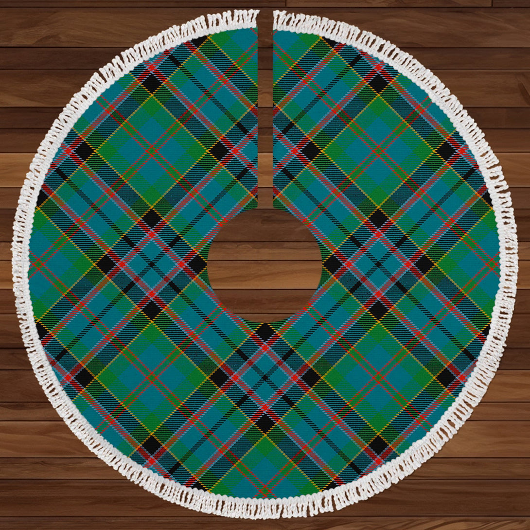 Stinson (Stephenson Stevenson) Ancient Clan Badge Tartan Christmas Tree Skirt