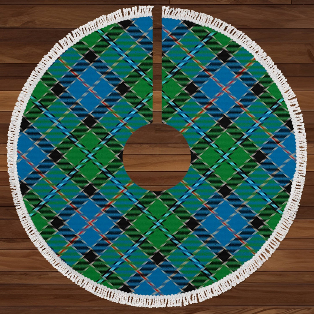 Stirling Ancient Clan Badge Tartan Christmas Tree Skirt