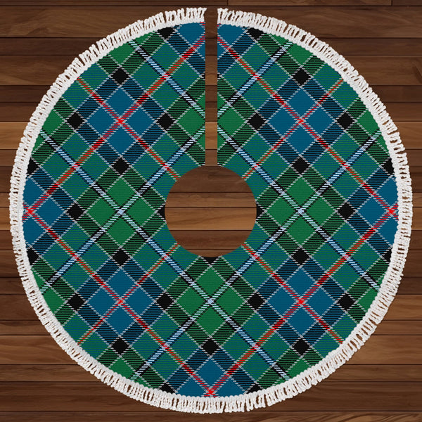 Stirling Modern Clan Badge Tartan Christmas Tree Skirt