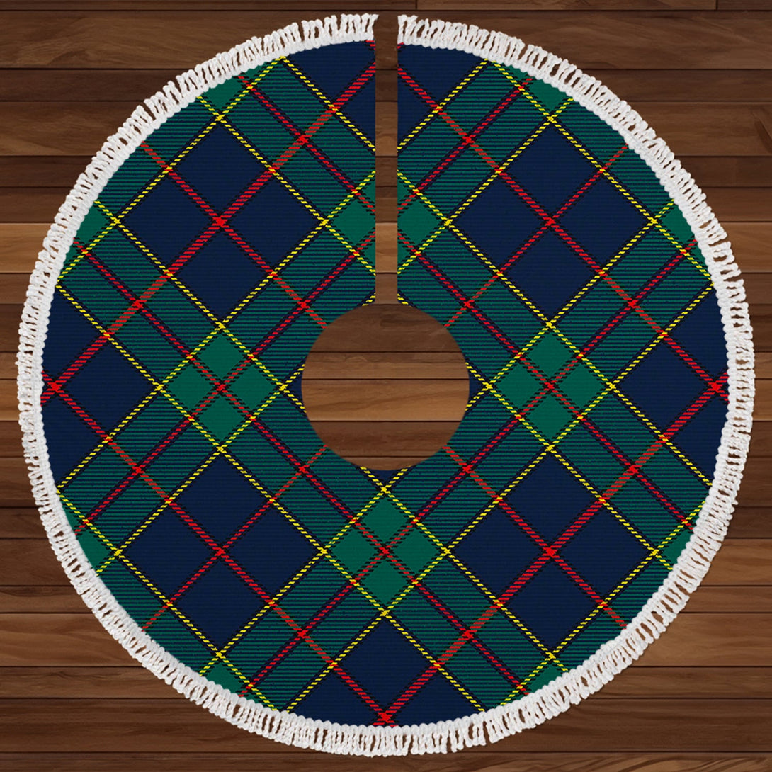 Strachan Modern Clan Badge Tartan Christmas Tree Skirt