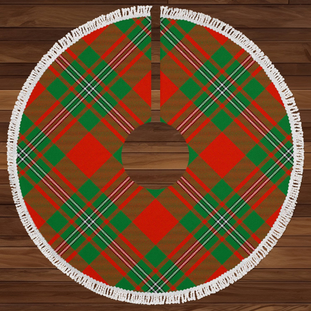 Strang Modern Clan Badge Tartan Christmas Tree Skirt