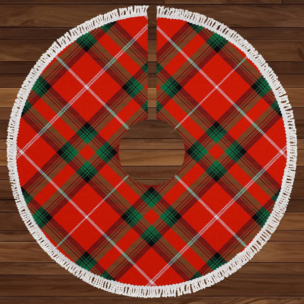 Stuart of Bute Ancient Clan Badge Tartan Christmas Tree Skirt