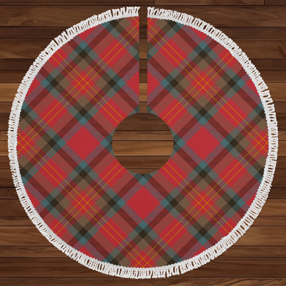 Sturrock Weathered Tartan Christmas Tree Skirt