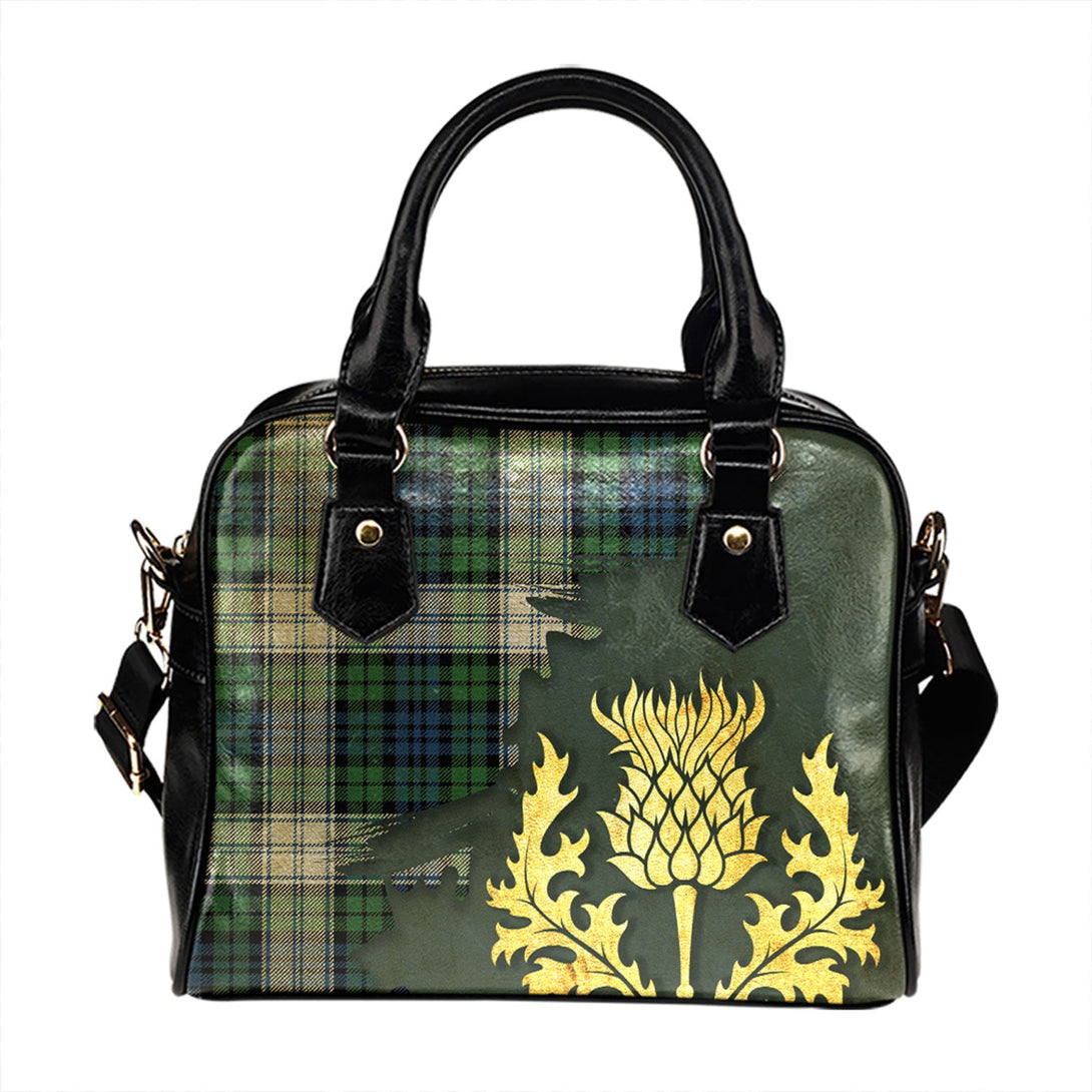 Sutherland Dress Modern Tartan Shoulder Handbag Thistle Oldest Style