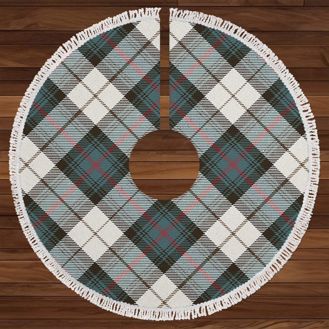 Sutherland Dress Royal Blue Weathered Tartan Christmas Tree Skirt