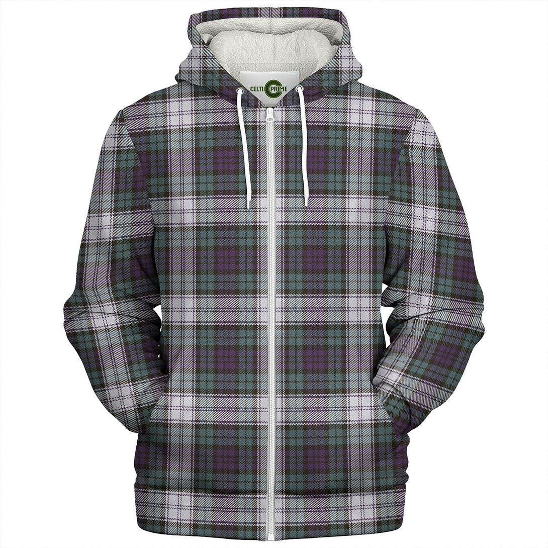 Sutherland Dress Weathered Tartan Sherpa Hoodie