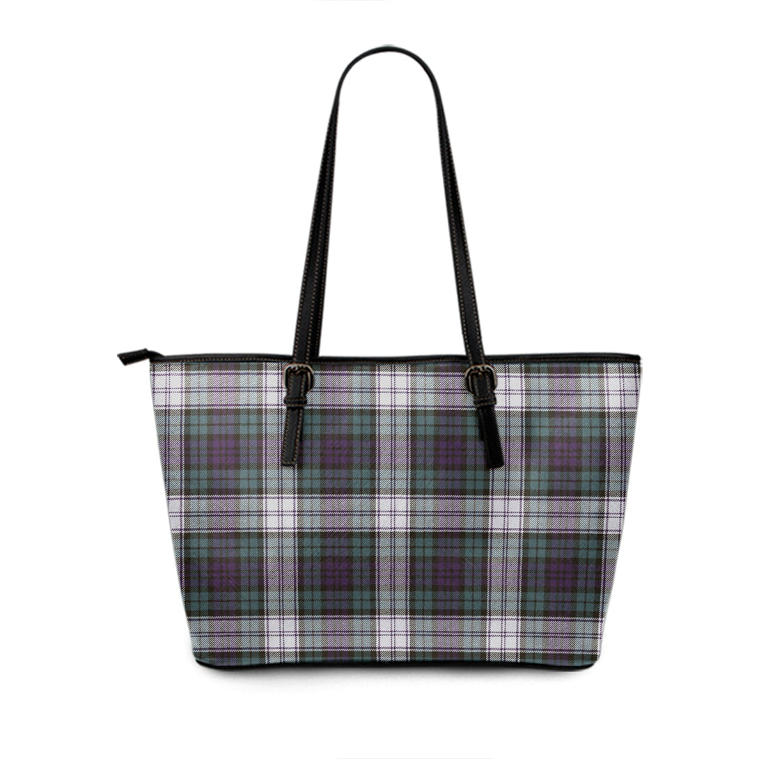 Sutherland Dress Weathered Tartan Leather Tote Bag