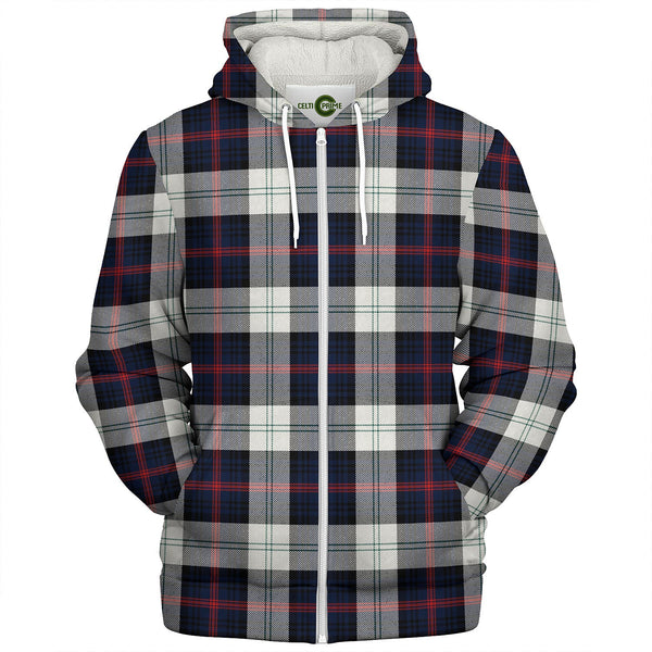 Sutherland Dress 2 Modern Tartan Sherpa Hoodie