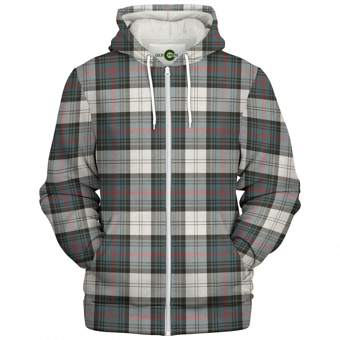 Sutherland Dress 2 Weathered Tartan Sherpa Hoodie