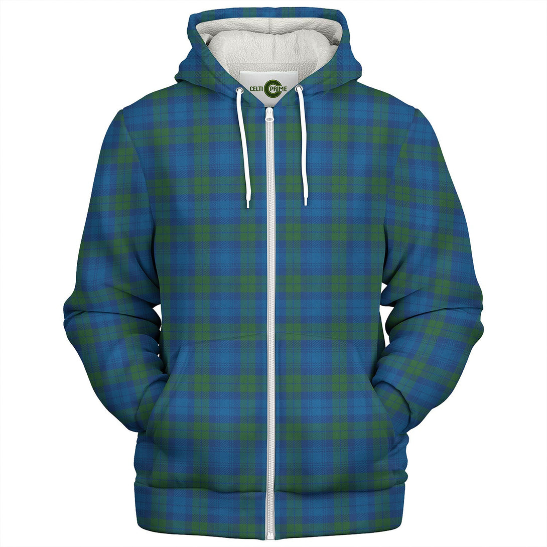 Sutherland Hunting Modern Tartan Sherpa Hoodie