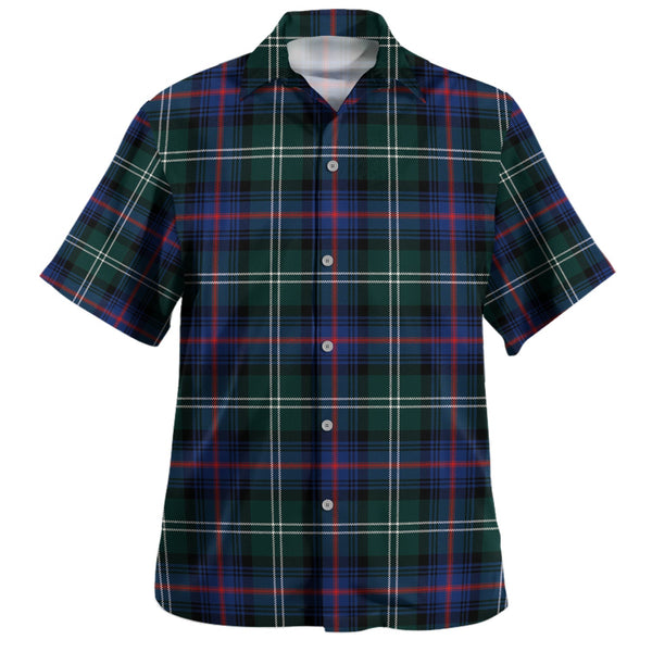 Sutherland Modern Clan Badge Tartan Hawaiian Shirt