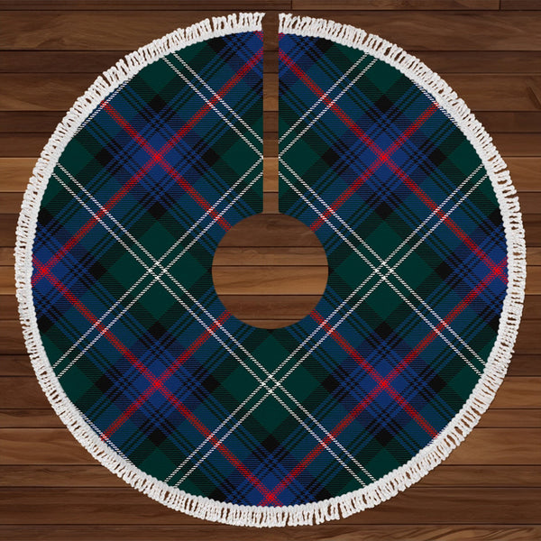 Sutherland Modern Tartan Christmas Tree Skirt