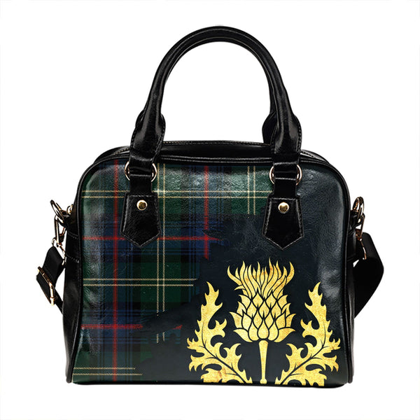 Sutherland Modern Tartan Shoulder Handbag Thistle Oldest Style