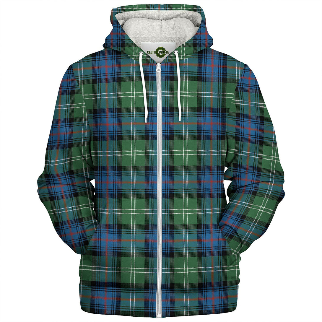 Sutherland Old Ancient Tartan Sherpa Hoodie