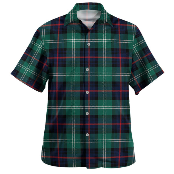 Sutherland Old Modern Tartan Hawaiian Shirt