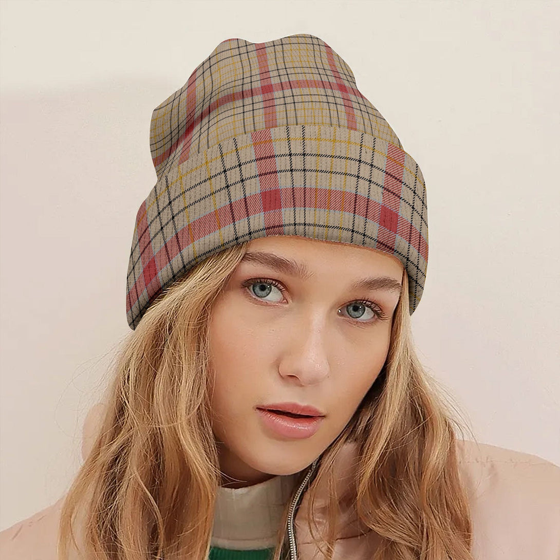 Sutherland of Duffus Weathered Tartan Knitted Beanie