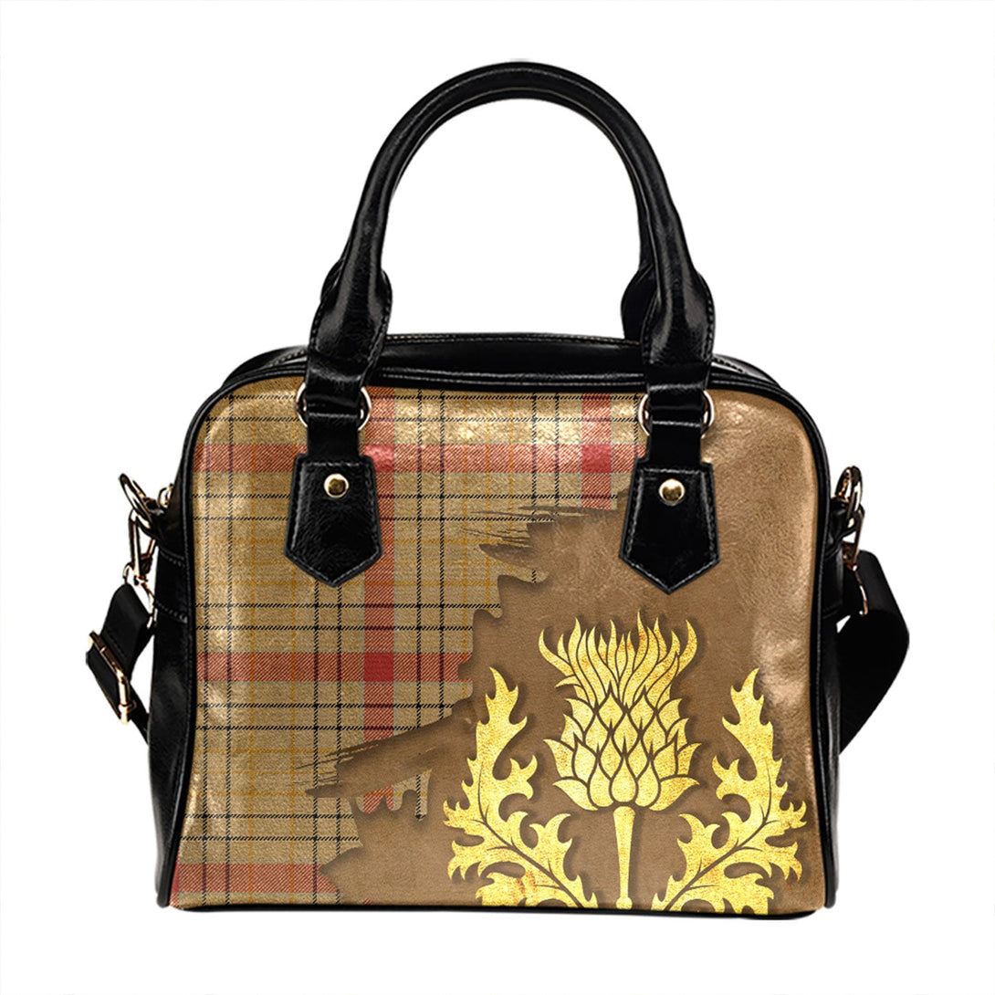 Sutherland of Duffus Weathered Tartan Shoulder Handbag Thistle Oldest Style