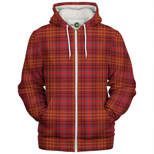 Sutherland of Duffus 2 Modern Tartan Sherpa Hoodie