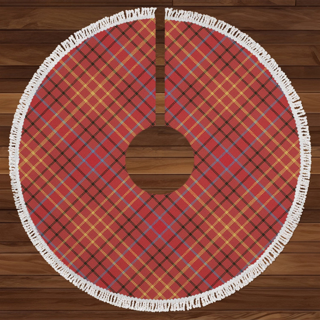 Sutherland of Duffus 2 Weathered Tartan Christmas Tree Skirt